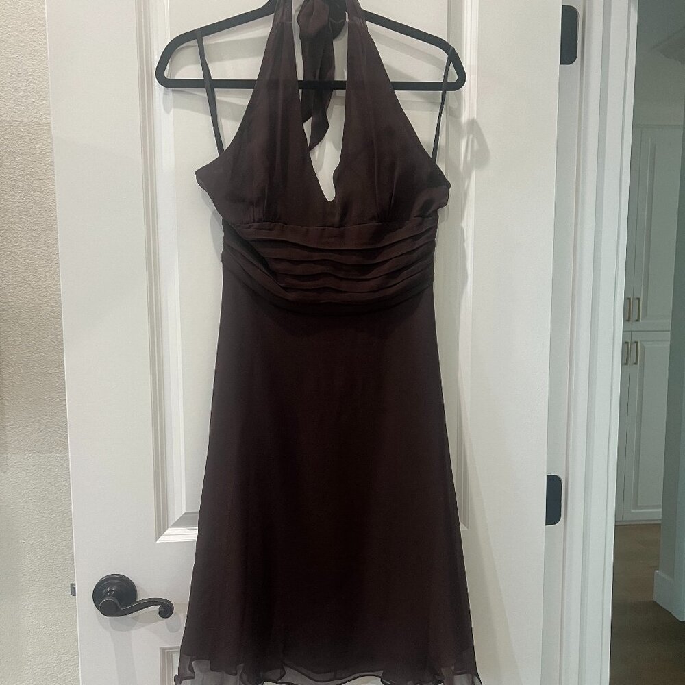 Silk Halter Dress